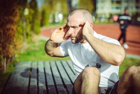 Outdoor fitness gym photo