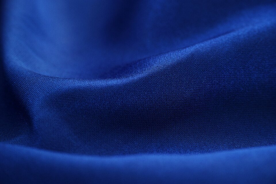 Blue macro textile