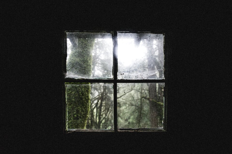 Old decrepit window