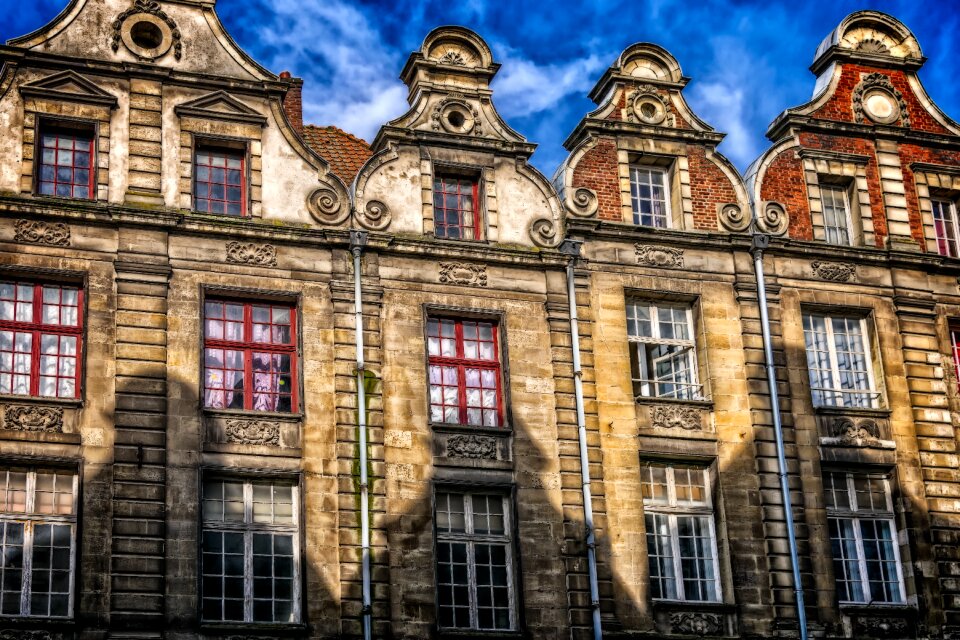 Historic center downtown france