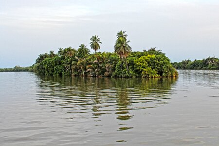 Nature tropical island landscape