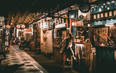 Taiwan vintage street street view