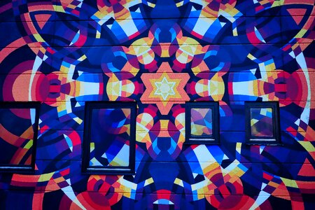 Creativity ornament wall paint