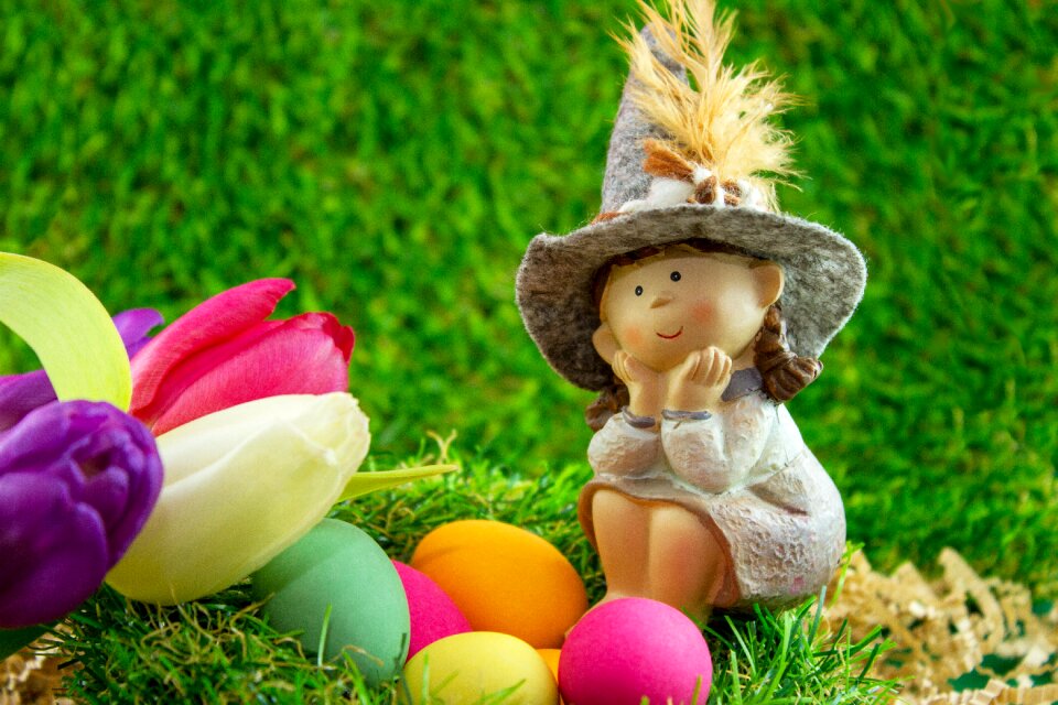 Easter eggs colorful chocolate eggs