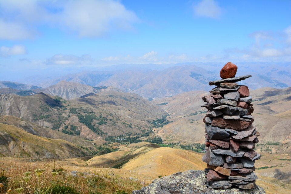Landscape stones mountains