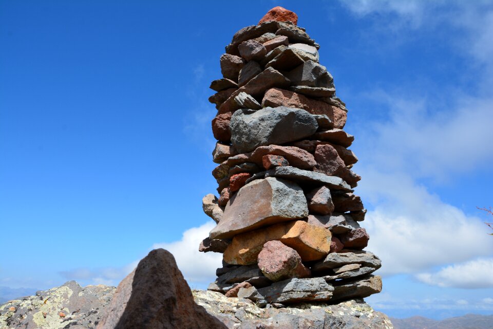 Landscape stones mountains
