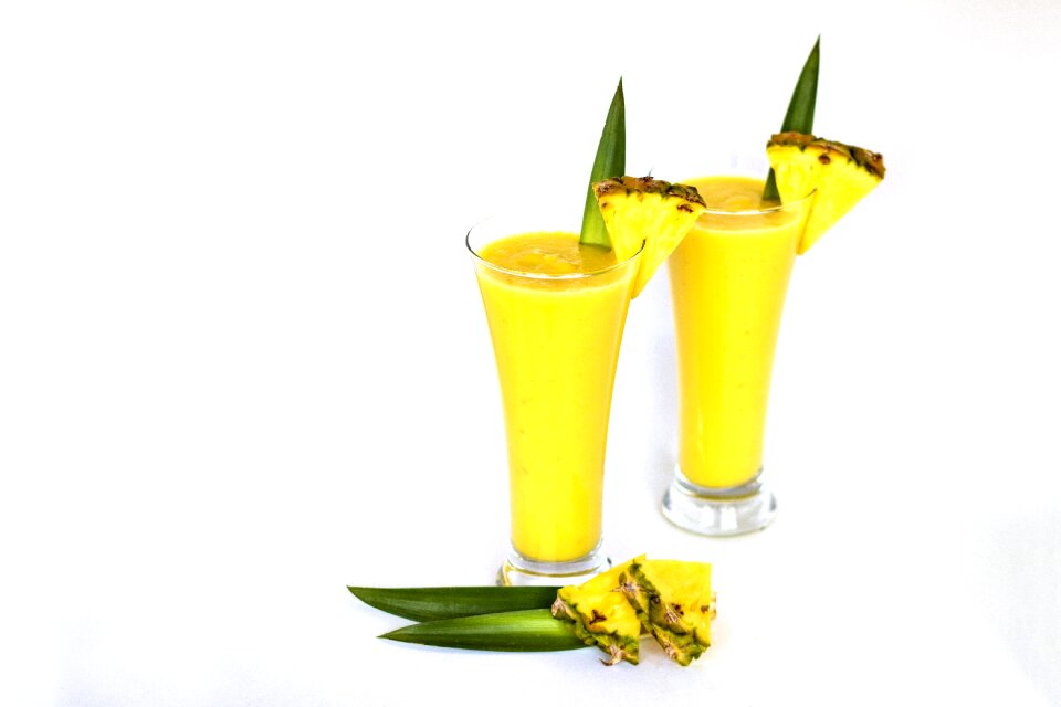 Healthy breakfast yellow