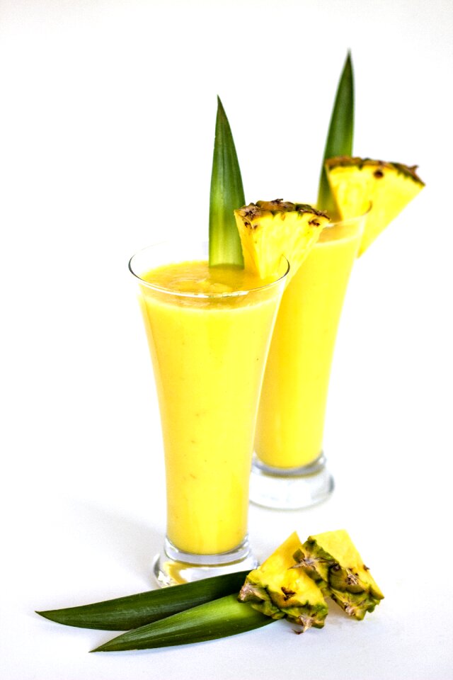 Healthy breakfast yellow