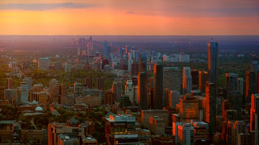 Travel skyline toronto