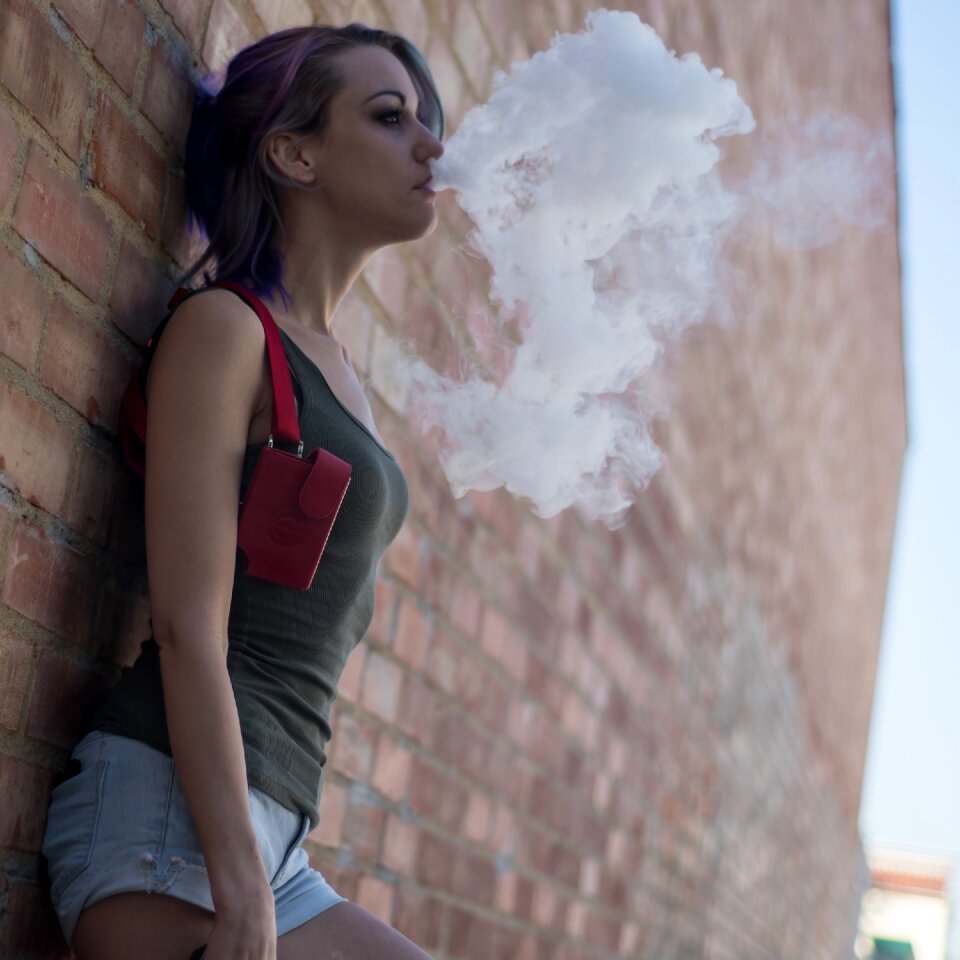 Outdoors adult model