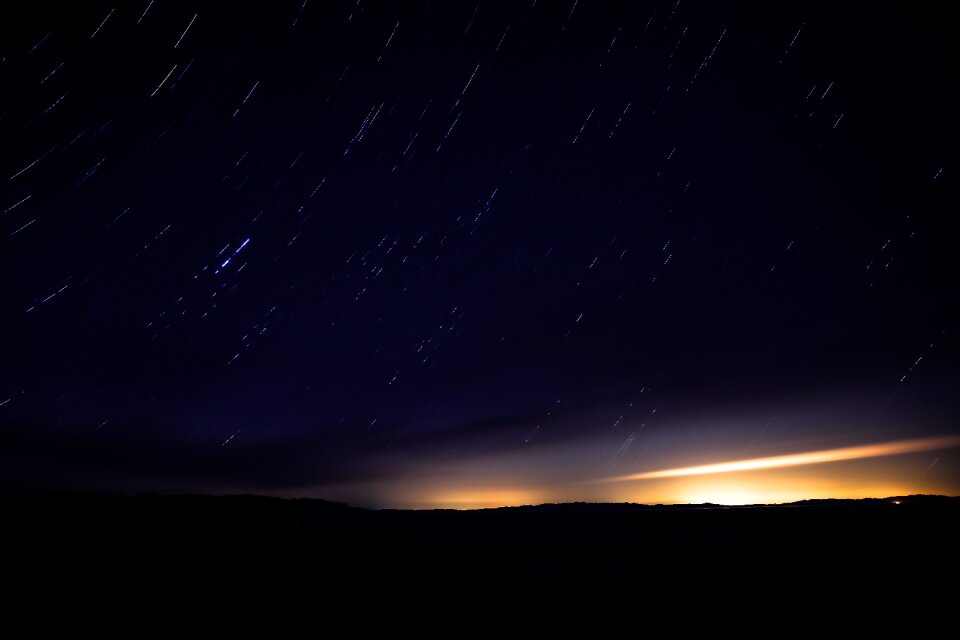 Nature mountain silhouette