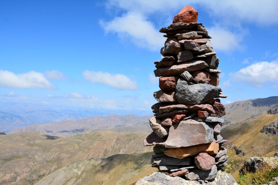 Landscape stones mountains