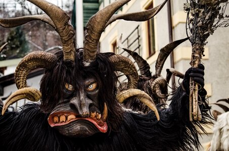 Customs mask wooden mask