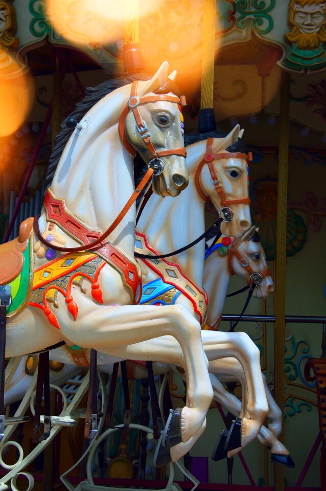 Stylish horses plastic toy
