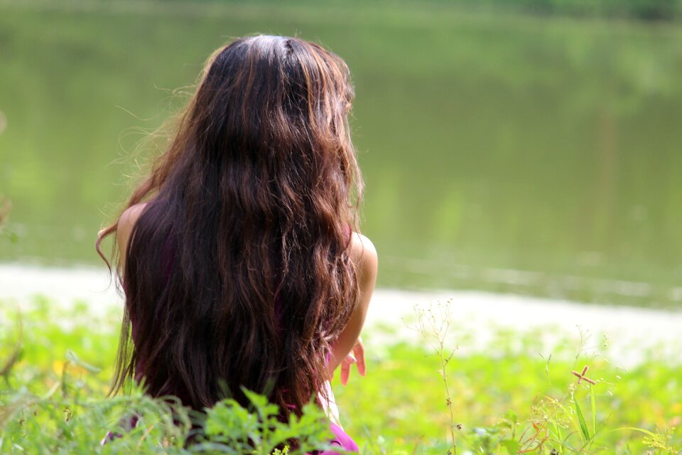 Nature hair outdoor
