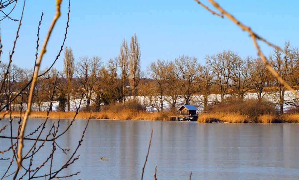 River winter lake