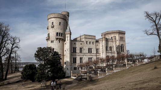 Palace castle historically