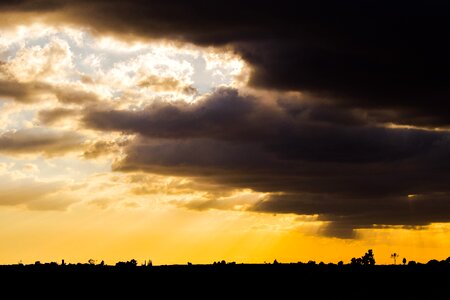 Plateau dark nature photo