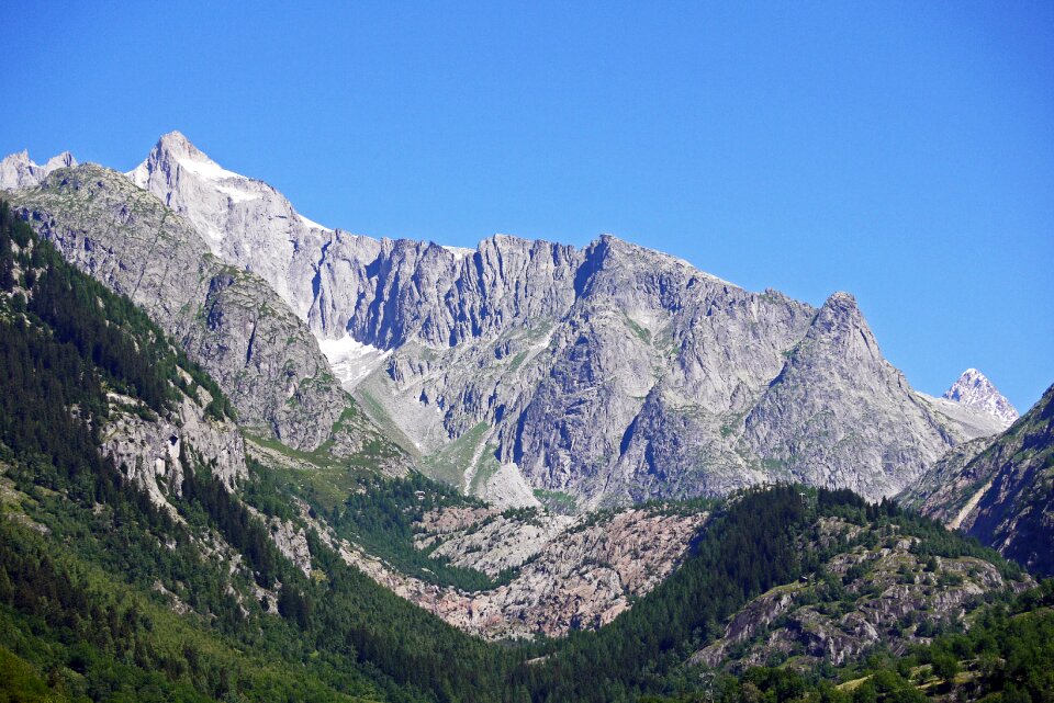 Small when horn ridge finsteraarhorn photo