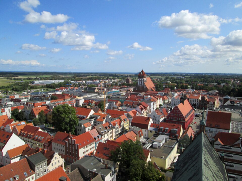 Panoramic city cityscape