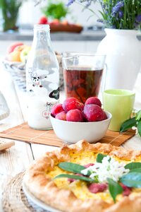 Breakfast fruit home-made photo