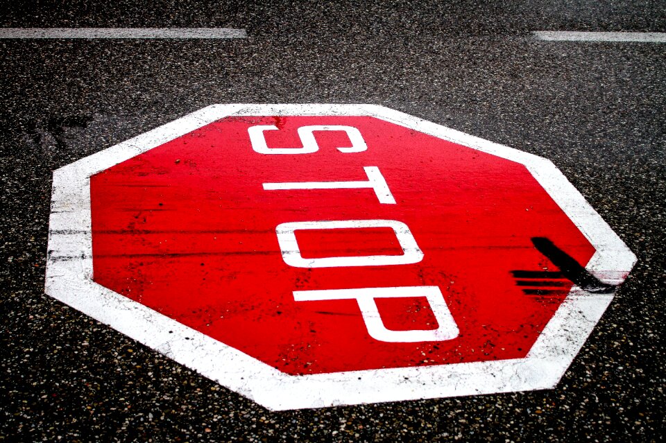Dangerous intersection junction traffic sign