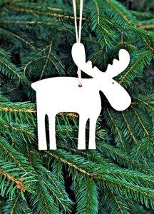 Holzfigur fretwork christmas tree pendant