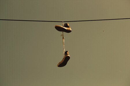Laces power lines city