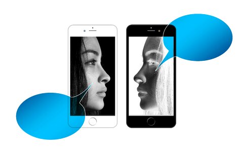 Inner dialog communication faces