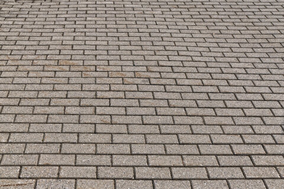 Concrete blocks paved slabs
