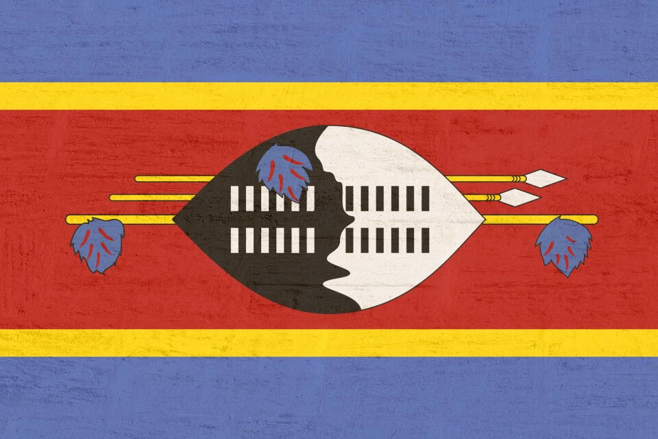 Swaziland flag national colours
