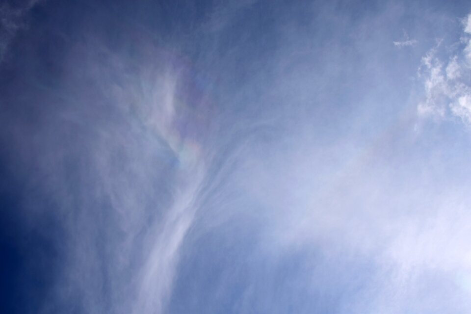 Cloudscape rainbow clouds
