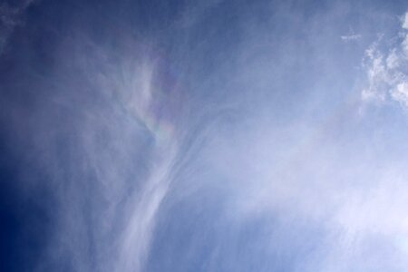 Cloudscape rainbow clouds photo