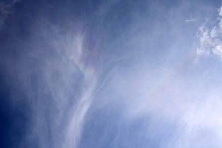 Cloudscape rainbow clouds