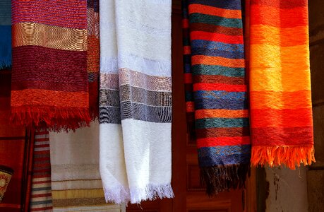 Colourful moroccan wear photo