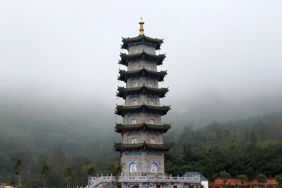 Tower building fog