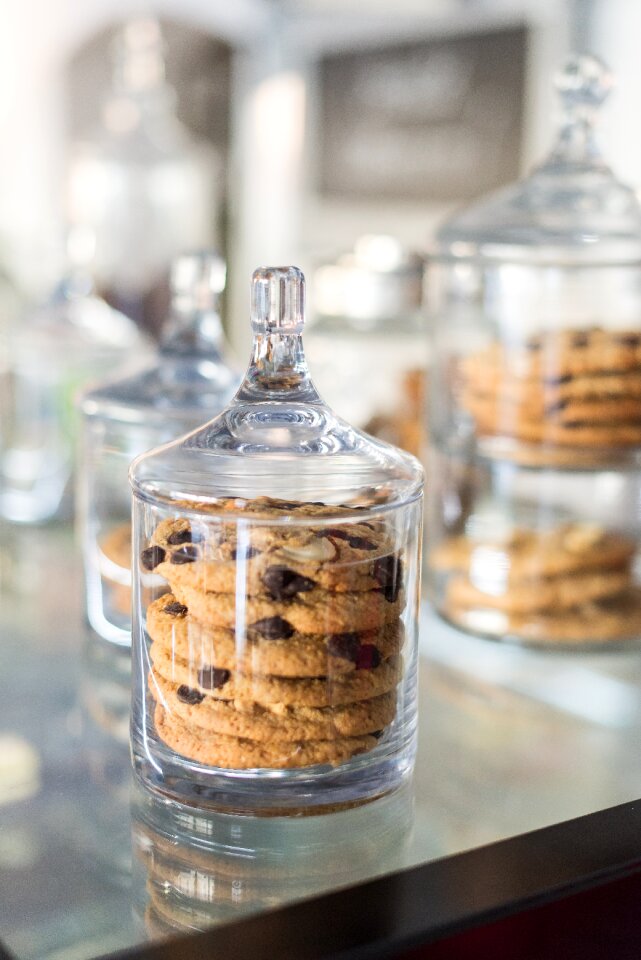 Cupcake container glass