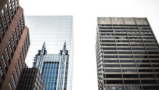 Buildings high rises glass