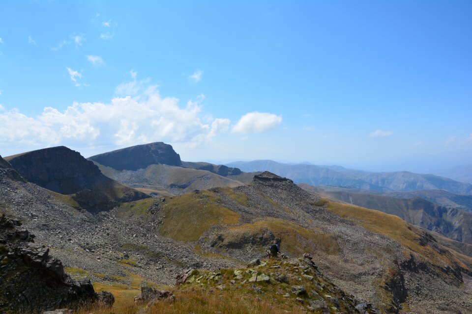 Sky grass mountain