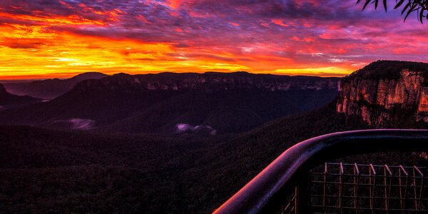 Colorful sky morning photo