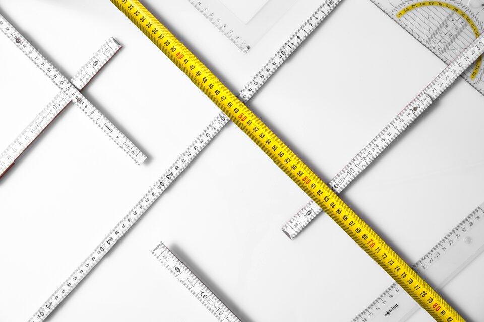 Ruler meter centimeters