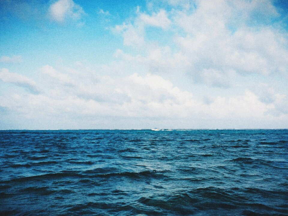 Blue sky clouds