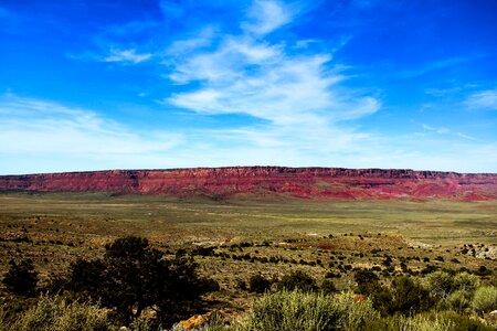 Panoramic outdoors desert photo