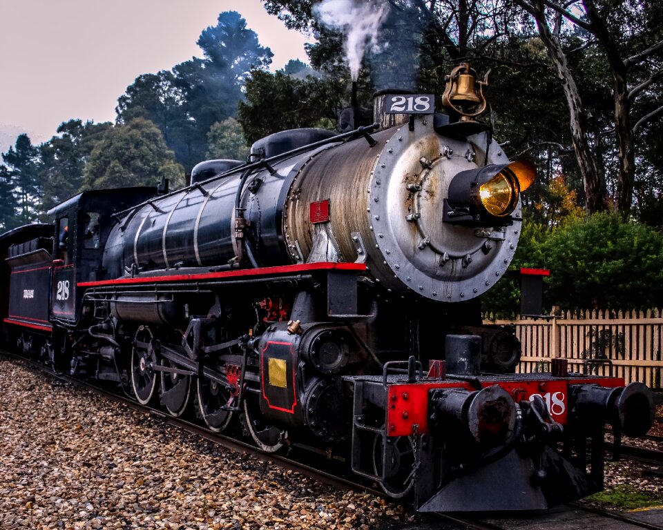 Train steam locomotive