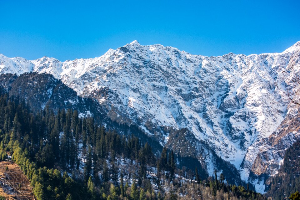 Nature mountain peak travel