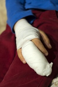 Injured association bandages