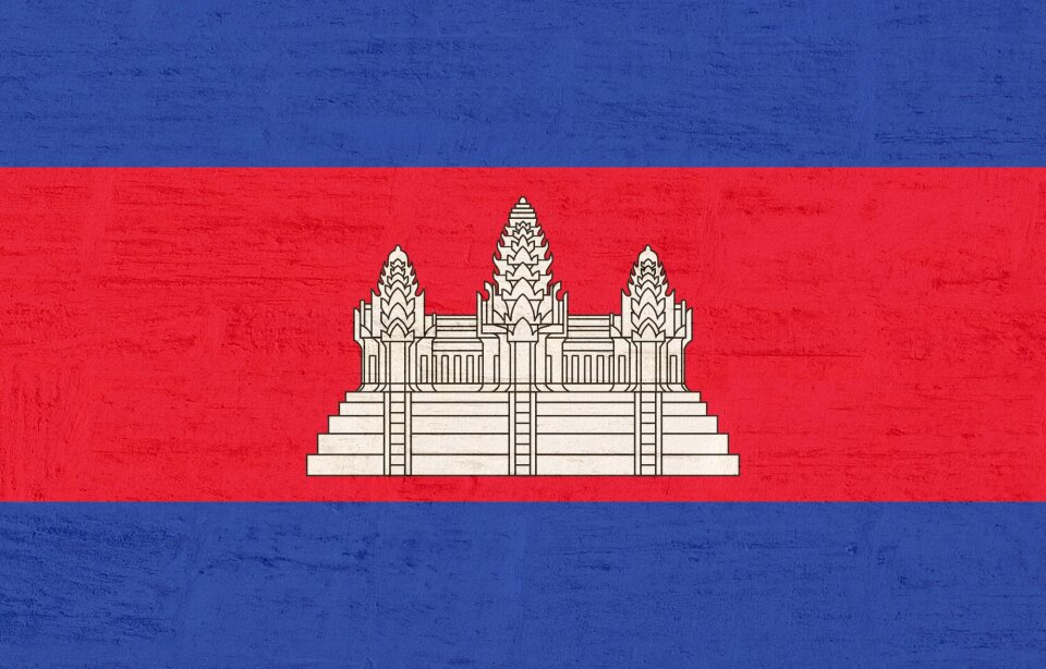 Cambodia flag international