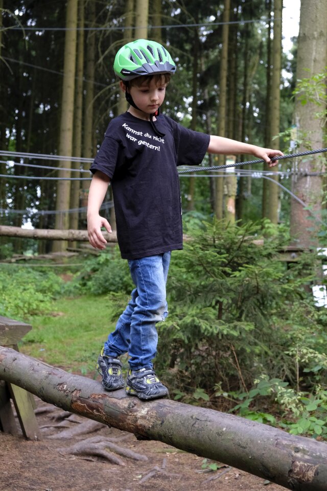 Climb balance climbing garden