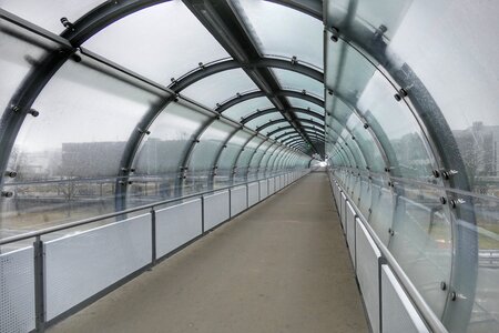 Steel airport transport system