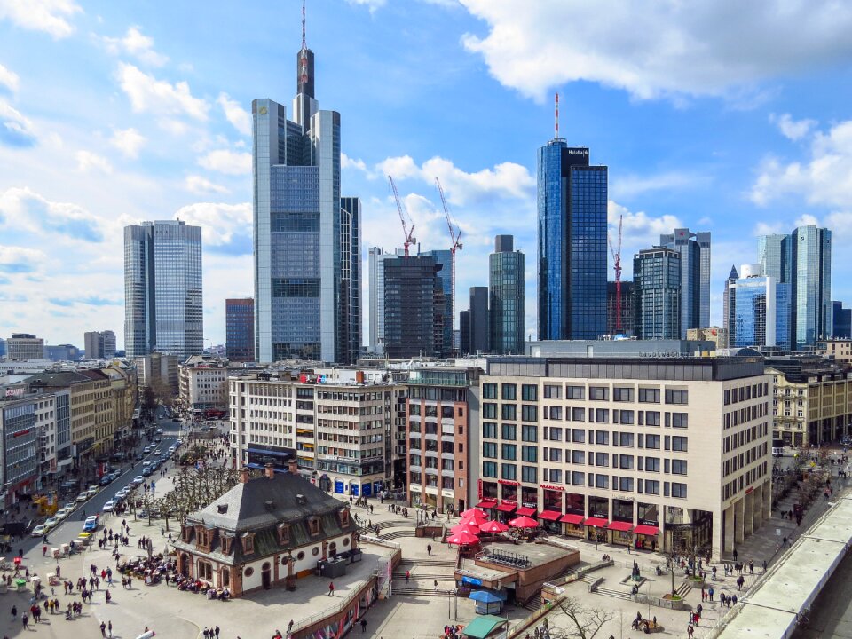 City skyline architecture